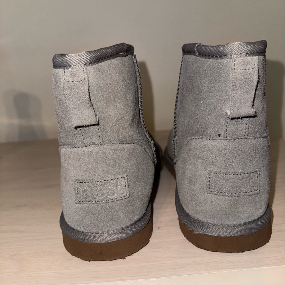 NEST Fragrances Gray Ankle Boots